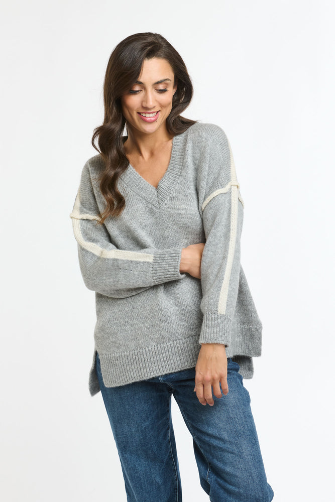 PIPER KNIT - GREY