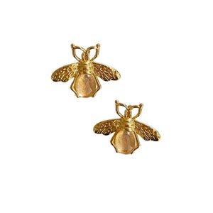 BEE STUD PINK EARRING