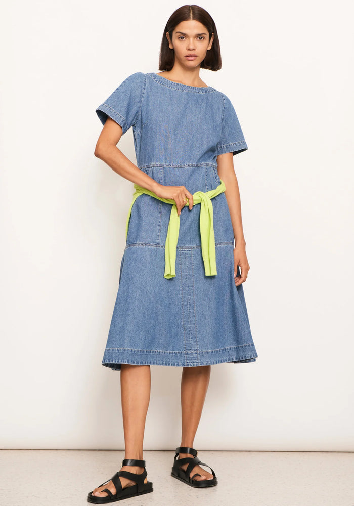 RAYDEL DENIM DRESS - LIGHT WASH