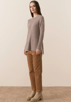 FITCH RIBBED KNIT - DOVE