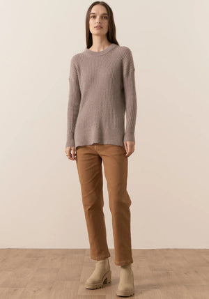 FITCH RIBBED KNIT - DOVE