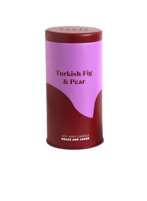 TURKISH FIG & PEAR  - AROMATIC SOY WAX CANDLE