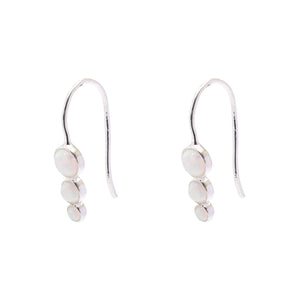 3 CIRCLES OPAL EARRINGS