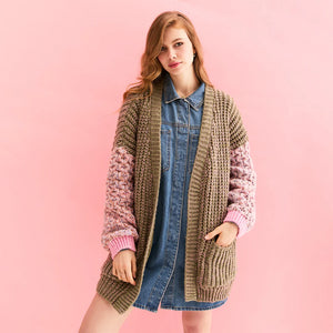 MADISON OVER SIZED BALLOON SLEEVE CARDI