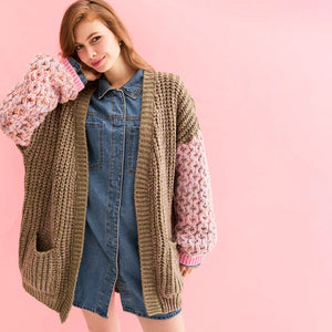 MADISON OVER SIZED BALLOON SLEEVE CARDI