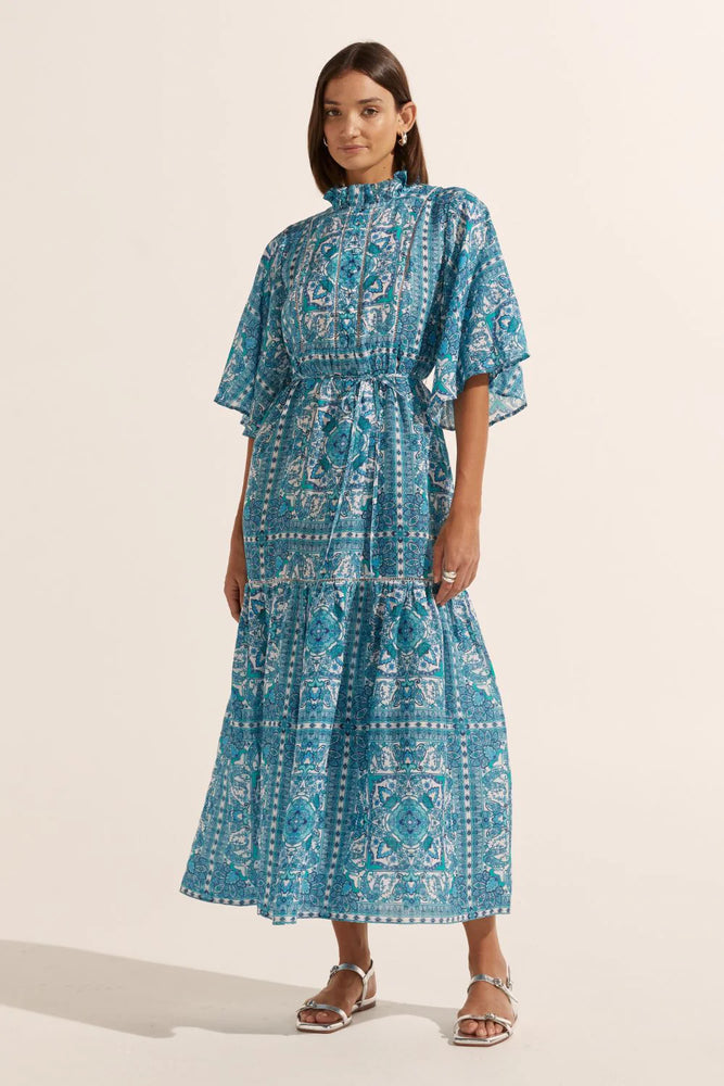 NAVIGATE DRESS - SAPHIRE TILE