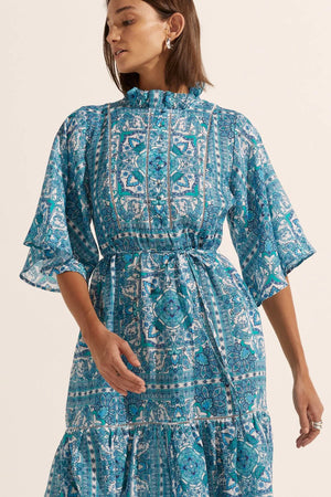 NAVIGATE DRESS - SAPHIRE TILE